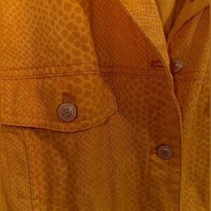 Denim & Co snakeskin denim jacket